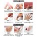 RikView Short Acrylic French Tips White Press-on Nails- 24pc Full Cover Set - Buy Online on GoSupps.com