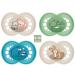 MAM Original Pacifier // SILICONE // Wood Friends // Pacifier 6-16 // Set of 4 // incl. sterilization transport boxes //