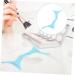 NOLITOY Eyebrow Shaper Brow Stencil Eyebrow Guide Template Auxiliary Constant Temperature Supplies 17.3x5.9cm Blue - Buy Online on GoSupps.com