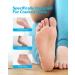 MoistMate Heel Socks for Dry Cracked Feet - Foot Care Repair and Moisturizing - Aloe Spa Socks for Men and Women (Grey, 2 Pairs) - Buy Online on GoSupps.com