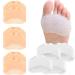 5 Pairs Ball of Foot Cushions  Soft Gel Metatarsal Pads Women Men for Pain Relief  Calluses  Bunions  Corns  Morton Neuromas  Fit for Heels & Shoes (3Pairs/Beige & 2Pairs/White)