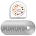 WhisperDream 60mm Rotary Cutter Blades - 10 Pack Replacement Blades - Sharper Blades Have Better Cutting Effect Great for Sewing Quilting Supplies Fabric and Crafts (Trefoil Hole-60mm)
