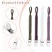 IOSPKKIO 4-Pack Cotton Snull Chain Bibs & Pacifier Clips for Boys & Girls - Easy to Use Woven Rope - Pink & Purple - Buy Online on GoSupps.com