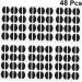 Healeved 72 Pairs Nose Pads for Glasses - Black Nose Strips (3pcs 1.9x0.8cm) - Comfort & Support for All Frames - Buy Online on GoSupps.com