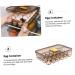 Healeved Box Egg Carton Refrigerator Eggs Fridge Egg Dispenser Fridge Egg Holder Egg Holders re-usable - Buy Online on GoSupps.com