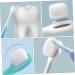 Frcolor Kids Toothbrush Set - 3-Pack Children's Toothbrush with Slipproof Design & Tongue Cleaner | Safe ABS Bristle & Teething Ring Toy - Buy Online on GoSupps.com