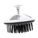 Mikinona Shampoo Kamm household scalp massager compact scale brush hotel scalp peeling wear -resistant scalp peeling scalp massager scalp massager 9x8cm white