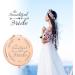 Dyukonirty Bride Gifts: Rose Gold Travel Makeup Mirror for the Beautiful Bride Engagement, Wedding Registry, Bachelorette & Bridal Shower Gift - Buy Online on GoSupps.com