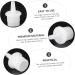 Veemoon 20pi ces Remplacements Flacons Cils Extensions Anti-bouchon Transparent Goulot Standard Usage Familiar Professionnel - Buy Online on GoSupps.com