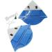 Magnetic Brush Glassware Window Cleaner Double Layer Glass Cleaning (Color : Royal Blue 3-8mm) - Buy Online on GoSupps.com