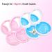 2 Pack Aligner & Retainer Case Set with Vent Holes, Mirror & Removal Tool - Pink & White for Women, Men, Teens - Slim & Cute Design - Buy Online on GoSupps.com