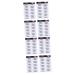 FOMIYES 8 Pcs Eyebrow Stickers Waterproof Stickers False Eyebrows Cosmetics 6d Hair-like Eyebrows Stickers