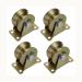 4 Pcs 2 Inch V-Groove Track Wheel Sliding Door Roller for Track Sliding Doors Mechanical Carts and Mobile Workbench
