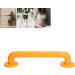 Non-Slip Stainless Steel Shower Handle with Night Light Rings - 35mm Diameter Durable Yellow Design for Safety - Buy Online on GoSupps.com