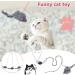 Interactive Hanging Retractable Cat Mouse Toy | Fun Door Bouncing Mouse Toy for Cats | Plush Mice Play Supplies - Buy Online on GoSupps.com