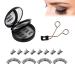 Asheyya 4 Pairs Reusable Magnetic Eyelashes with Applicator Without Eyeliner No Glue Eye Lashes Magnetic Waterproof Natural Look