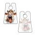 Funny Cow Print Beard Bib Apron | Non-Stick Hair Catcher for Men | Unique Shaving Gifts | One Size Black - Buy Online on GoSupps.com