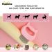 Pet Hair Removal Massaging Cat Comb | Shedding & Grooming Brush for Long/Short Hair | Slicker Brush for Matted Fur | Pink - Buy Online on GoSupps.com