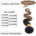 Sego Brazilian Human Hair Bundles | 100% Virgin Body Wave Weave - Natural Black & Chestnut Brown 16 Extensions - Buy Online on GoSupps.com
