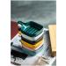 Fruit TrayCeramic Small Fruit Plate Snack Plate with Handle Mini Plate Porcelain Kitchen Tableware Kitchenware (Color : Yellow) - Buy Online on GoSupps.com