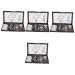 FOMIYES 4 Sets Eyebrow Powder Set Eyebrow Brush Brow Makeup Ow Kit Useful Eyebrow Powder Cosmetic Miss