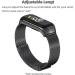 Mijobs Milan Black Bands for Samsung Galaxy Fit2 - Sport Straps Replacement for Men and Women - Buy Online on GoSupps.com