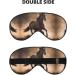 Running Horses Print Unisex Eye Mask | Soft Travel & Yoga Sleep Shade Cover - Buy Online on GoSupps.com