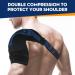 Shoulder Brace for Torn Rotator Cuff Adjustable Arm Immobilizer for Pain Relief & Stability | Black Compression Sleeve for Men & Women - Buy Online on GoSupps.com