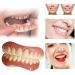 Buy Hfdhd Dentures Pebble - Temporary Cosmetic Teeth & Removable Prostheses for Men & Women - Comfortable Upper & Lower Veneers (9 Pairs) - Buy Online on GoSupps.com