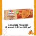 St Michel Caramel Palmiers Biscuits - 4 Pack (100g each) Made In France, Non-GMO - 48 Crunchy Glazed Puff Pastry Butter Biscuits - Buy Online on GoSupps.com