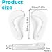 3 Pairs Arch Support Inserts - Soft Gel Insole Pads for Plantar Fasciitis Relief | Transparent Silicone Arch Cushions for Flat Feet & High Heels - Reusable Shoe Insoles - Buy Online on GoSupps.com