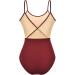 Dance Elite Charmaine Camisole Leotard for Women - Wine | Ballet & Dance Adult M - Buy Online on GoSupps.com