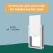 Hakuna Pets Deluxe Aluminum Pet Door for Screens, Doors & Walls up to 2.76 Thick - Small (Up to 20 lbs) - White - Buy Online on GoSupps.com