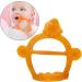 Colcolo Baby Molar Stick Toy - Silica Design Toothbrush for Toddlers | Anti-Eating Hand | Orange - Buy Online on GoSupps.com