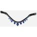 Tysons Breeches Drop Herring Strap Strass Drops Headband - Pink Blue Leather for Minishetty Shetty VB WB X Full | Shop Internationally! - Buy Online on GoSupps.com