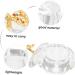 POPETPOP Nail Cups Holder Dish for Acrylic Nails Manicure Nail Cup Manicure Nail Dish Cup Nail Dish Bowl Dappen Dish Nail Tools Nail Dish Cups with Lids Glass Wash Pen Thicken - Buy Online on GoSupps.com