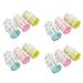 12Pcs Women Plastic Hair Curler Hair Curler Grip Cling Hairdressing Clips Curly Hair Style Curling Tools For DIY Or Hairdressing