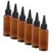 Lot De 10 Flacons Applicateurs De Teinture Capillaire 50 Ml En Plastique Souple Marron Bouteilles Rechargeables Vides Bouchon Noir Pour Coloration Cheveux Et Soin Capillaire Professionnel