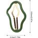 Snap Barrettes Cloud-Shape Minimalist Hairpin | Metal Cloud-Shape Hollow 2.8 Inches for Favor Photo Prop Hair Accessories for Women Girls Green - Buy Online on GoSupps.com