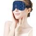 Blue Paisley Sleep Mask for Women - Adjustable Eye Shades Cover with Elastic Strap | Perfect for Comfortable Sleep - Buy Online on GoSupps.com