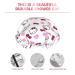Cute Pink Reusable Waterproof Shower Cap for Long Hair - Women's Adjustable Double Layers Bath Cap - Buy Online on GoSupps.com