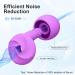 Aopigavi Ear Plugs for Sleeping - Noise Reduction 25-33dB 2 Pairs + 16 Ear Tips - Soft Silicone Noise Cancelling Earplugs for Sleep Study & Work - Purple - Buy Online on GoSupps.com
