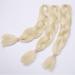 One Piece Braiding Hair Extensions Synthetic 24 Inch 100g Crochet Hair Braid Heat-Resistant - Bleach Blonde - Buy Online on GoSupps.com