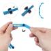 Professional Eyebrow Shaping Set | Foldable Former & Measurement Tool | Reusable Blue Eyebrow Kit for Perfect Arches - Shop Internationally! - Buy Online on GoSupps.com