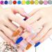 Professional Acrylic Nail Kit Set - 12 Glitter Acrylic Powder Kit with Tips, Decoration, and Tools - Perfect for DIY Nail Art - Ideal for Beginners - Buy Online on GoSupps.com