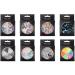 8 Wheels Metal Nail Art Decorations Colorful Mixed Metal Nail Art Nail Rhinestones 3D Shell Flower Glitters Flower Shell Beads(001) - Buy Online on GoSupps.com