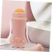 BELLIFFY 1pc Volcanic Stone Oil-absorbing Ball Facial Volcano Stone Roller for Face Volcanic Rock 7.5x3cm Pink - Buy Online on GoSupps.com