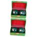 Lurrose 2 pairs of Chinese meditation balls for the hands deep tissue massage ball balls pleasure muscle player ball yoga massage ball Tai hand massage ball fitness baoding chinese style