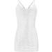 Shop Hanxiulin Elegant Women's Evening Dresses - Glitter Casual Cocktail & Ball Dresses in White XL - Buy Online on GoSupps.com