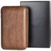 Cigar Humidor Case Portable Leather Humidor Box in Cedar Wood with Humidifier and Removable Cedar Tray - Buy Online on GoSupps.com